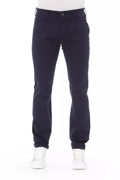 Baldinini 트렌드 Blue Cotton Jeans & Pant