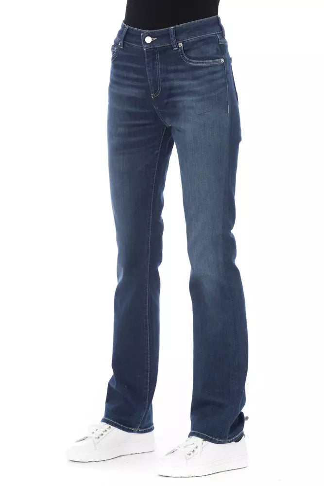 Baldinini Trend Jeans und Hose aus blauer Baumwolle