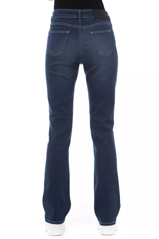 Baldinini Trend Jeans und Hose aus blauer Baumwolle