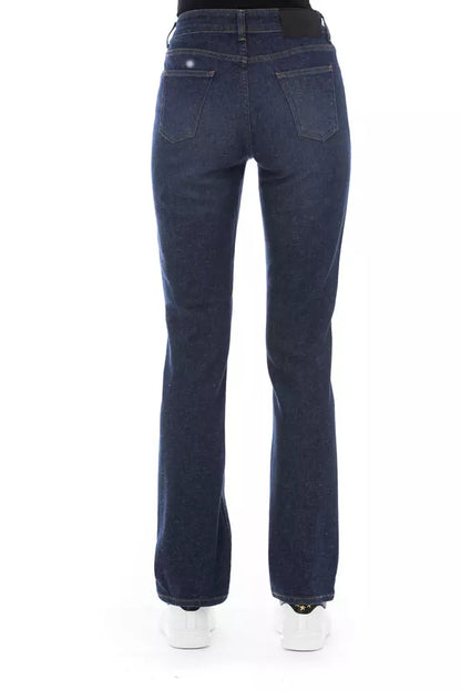 Baldinini 트렌드 Blue Cotton Jeans & Pant