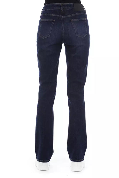 Baldinini 트렌드 Blue Cotton Jeans & Pant