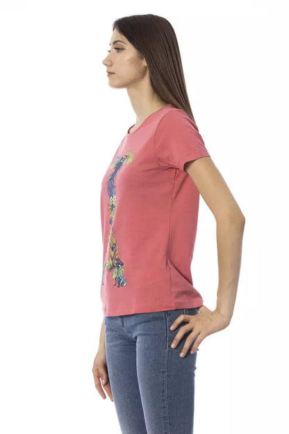 Trussardi Action Fuchsia Baumwoll-Tops und T-Shirt