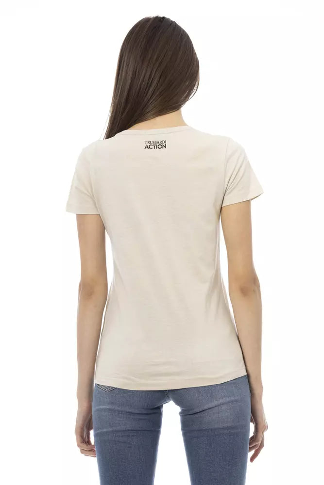 Trussardi Action Beige Cotton Women Top