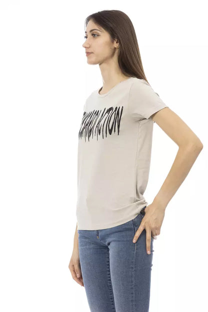 Trussardi Action Beige Baumwoll-Tops und T-Shirt