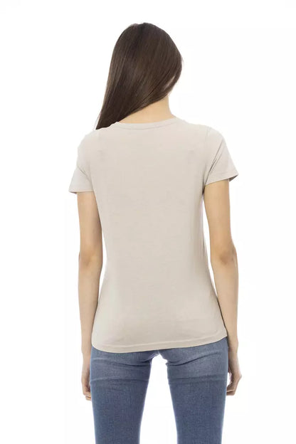 Trussardi Action Beige Baumwoll-Tops und T-Shirt