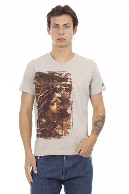 Trussardi Action Beige Baumwoll-T-Shirt