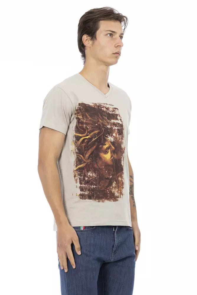 Trussardi Action Beige Baumwoll-T-Shirt