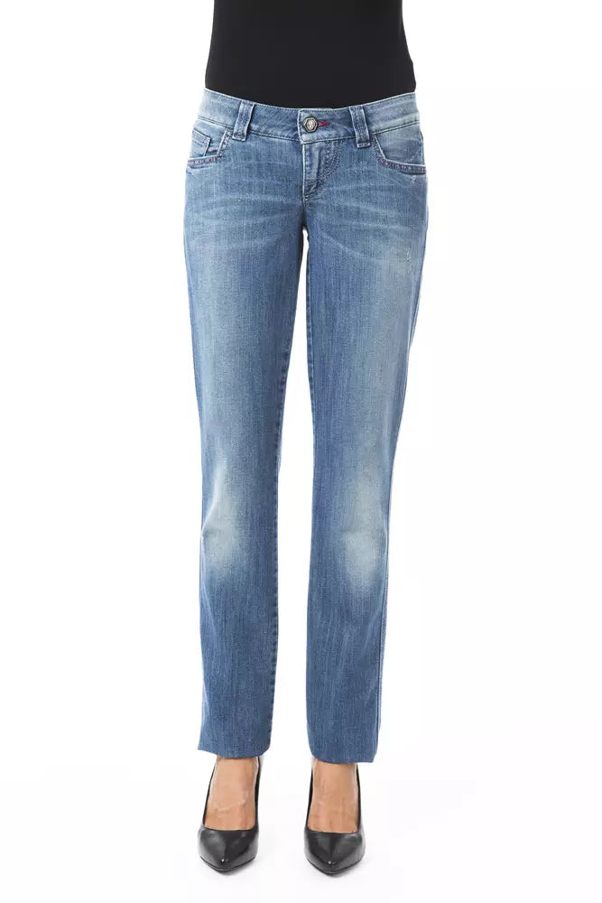 BYBLOS Jeans und Hose aus blauer Baumwolle