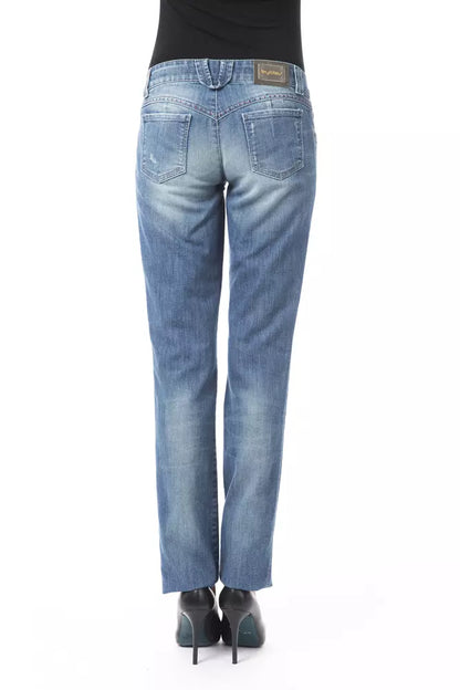 BYBLOS Jeans und Hose aus blauer Baumwolle