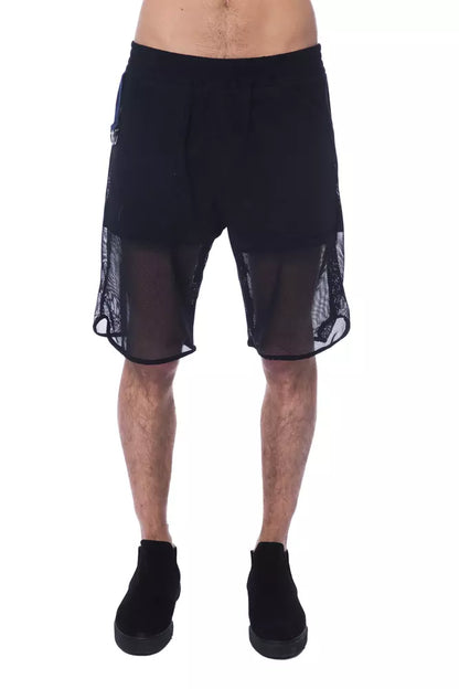 Nicolo Tonetto Black Polyester Short