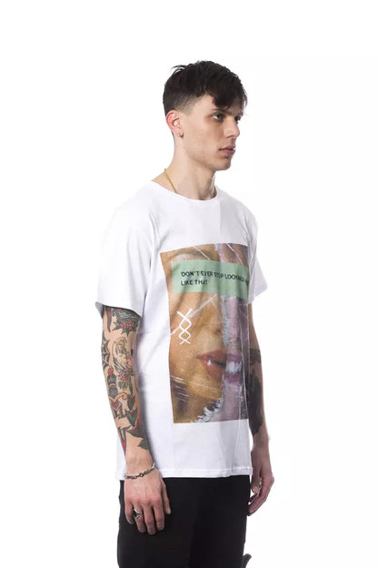 Nicolo Tonetto Weißes Baumwoll-T-Shirt