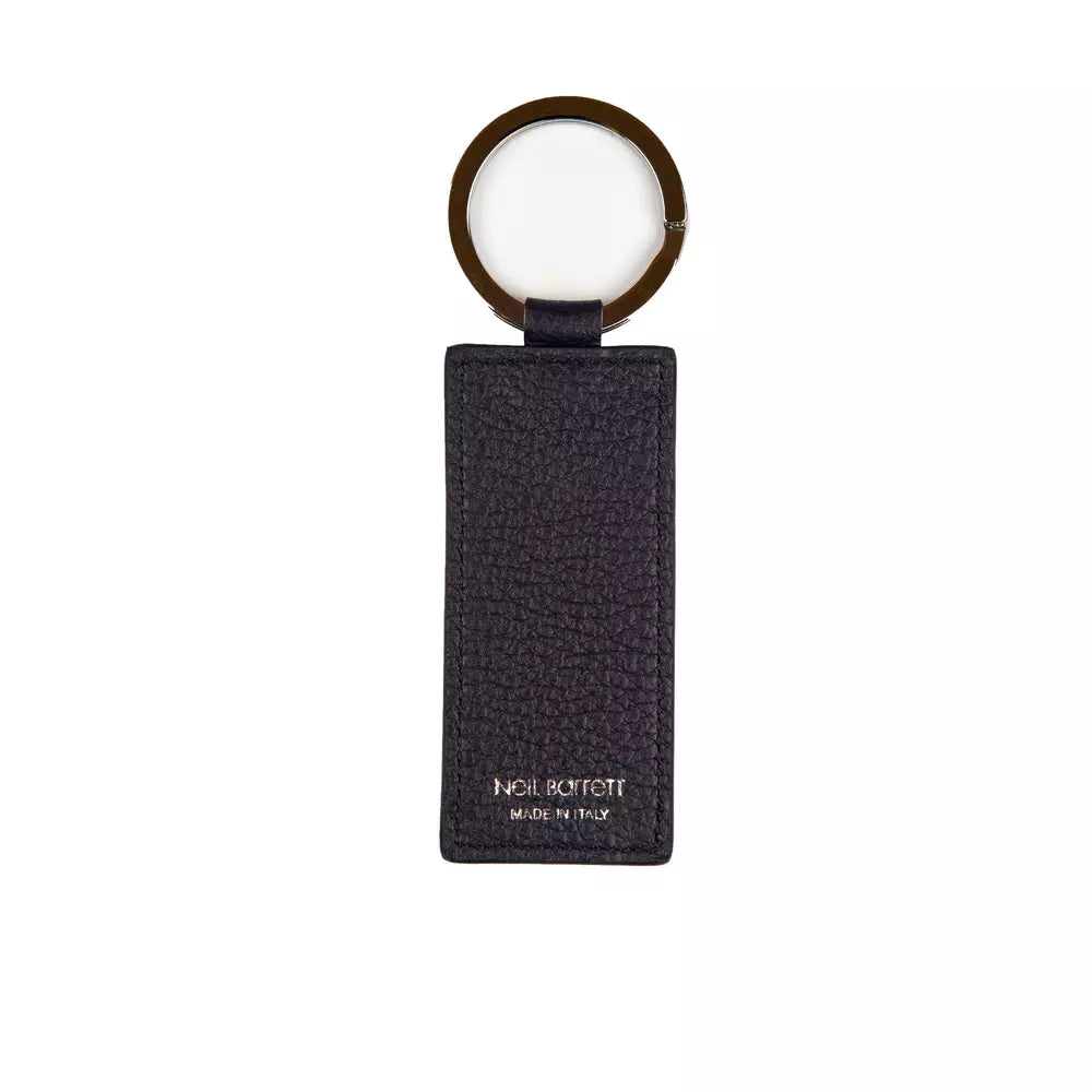 Neil Barrett Blue Leather Keychain