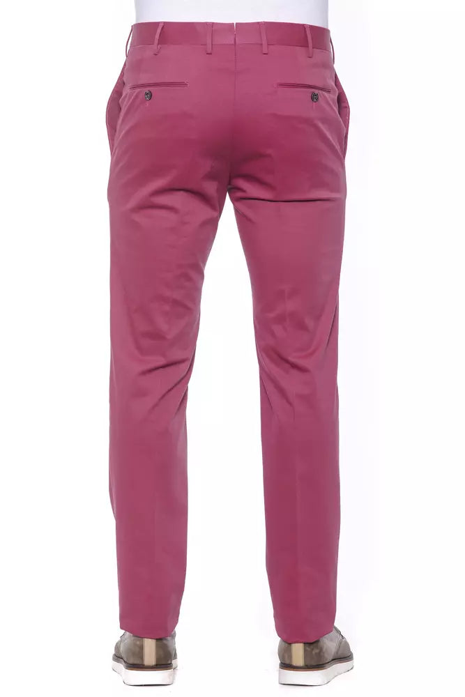 PT Torino Fuchsia Cotton Jeans & Pant