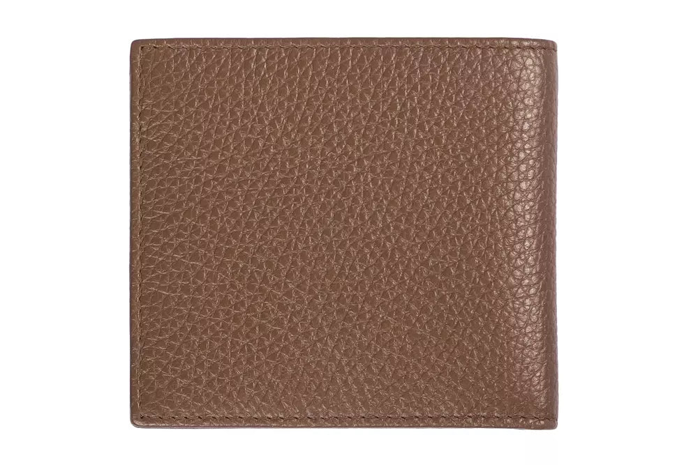 Trussardi Brown Leather Men Wallet