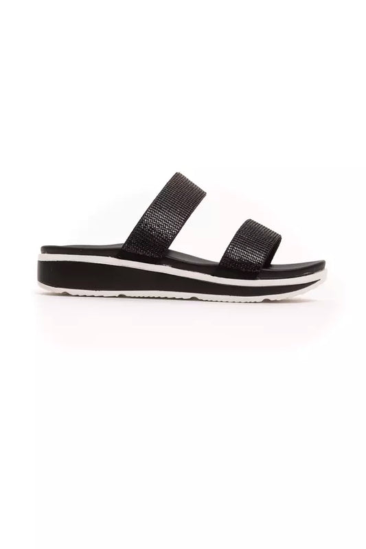 Péché Originel Black Upper Material Sandal