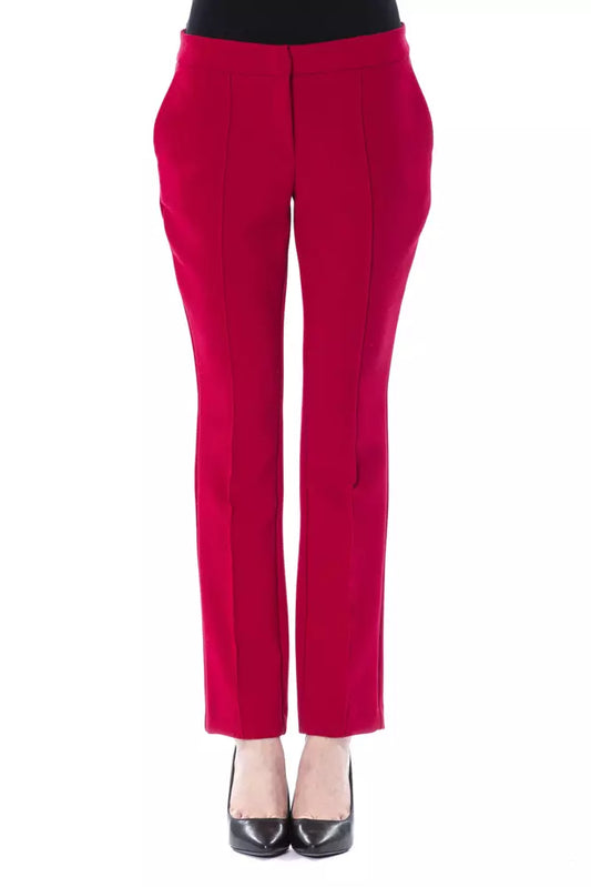 BYBLOS Fuchsia Polyester-Jeans und -Hose