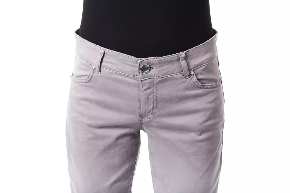 BYBLOS Graue Baumwolljeans und -hose