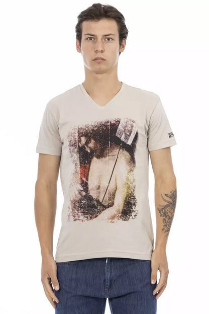 Trussardi Action Beige Baumwoll-T-Shirt