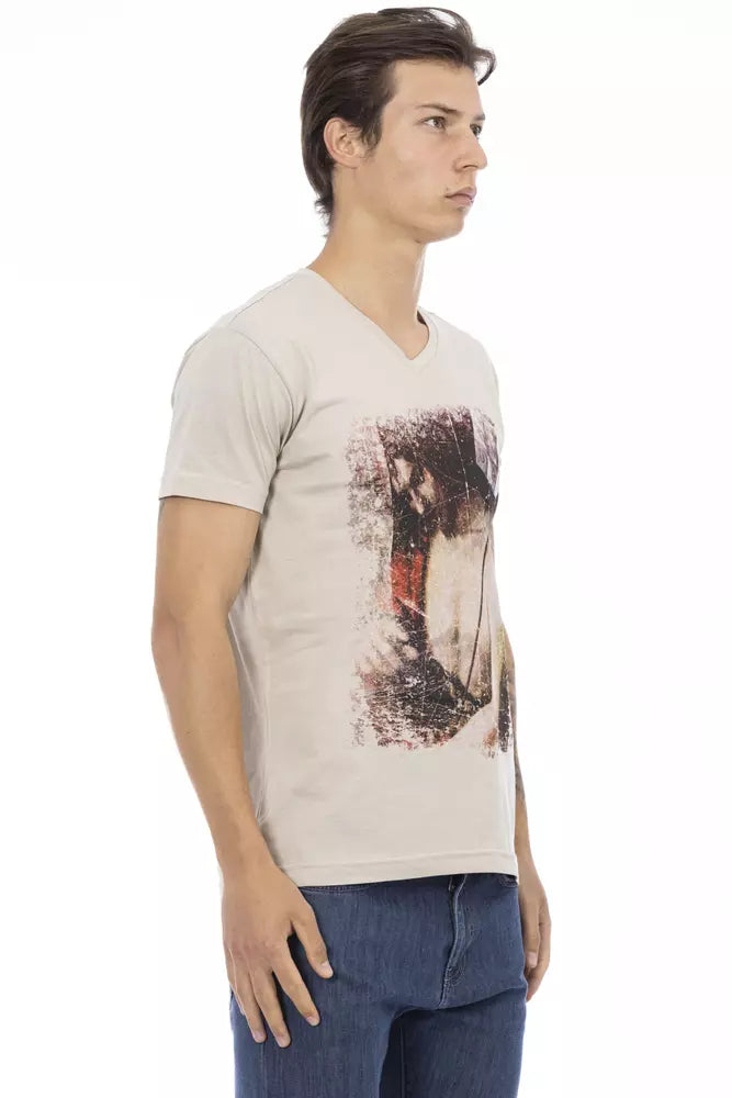 Trussardi Action Beige Baumwoll-T-Shirt