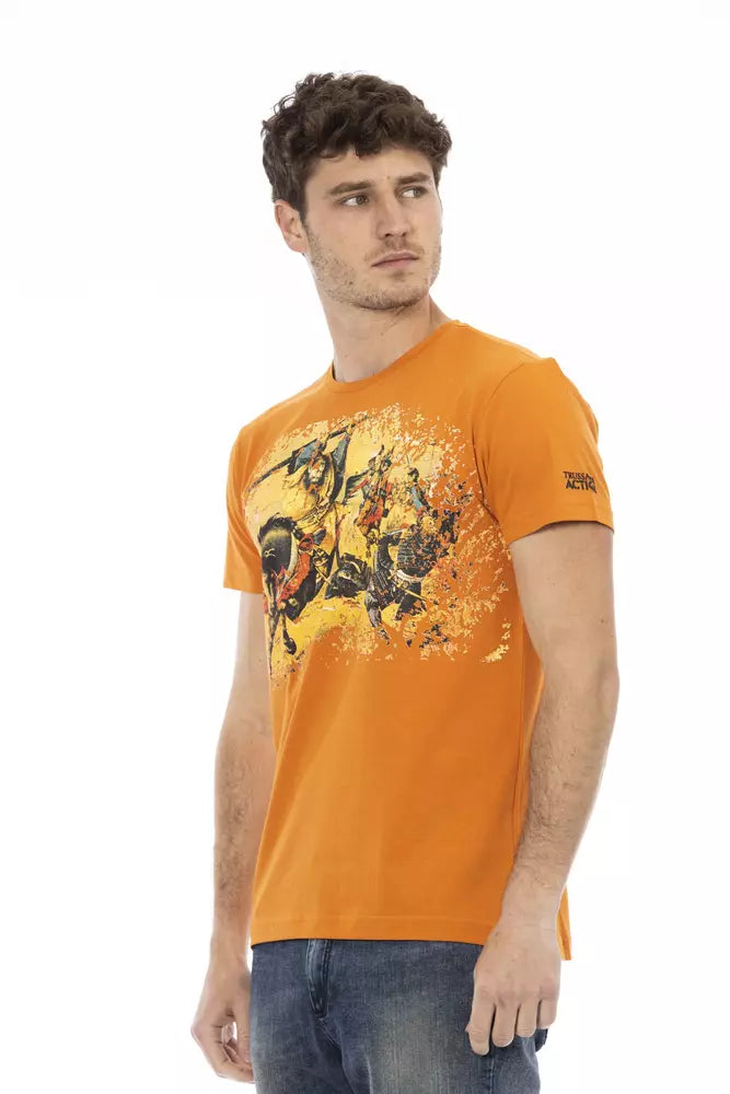 Trussardi Action Orange Baumwoll-T-Shirt