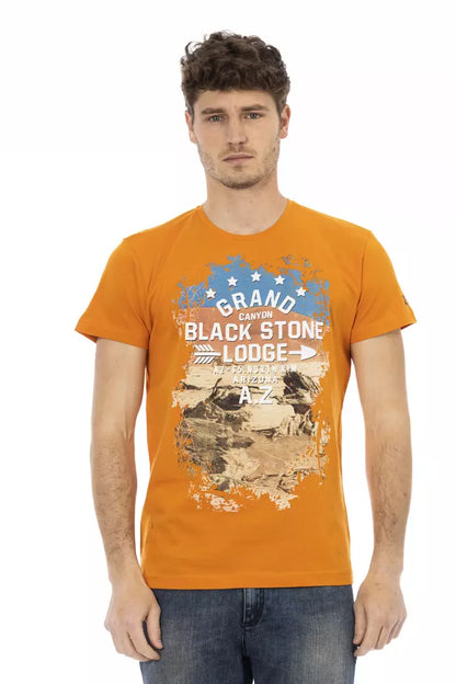 Trussardi Action Orange Baumwoll-T-Shirt