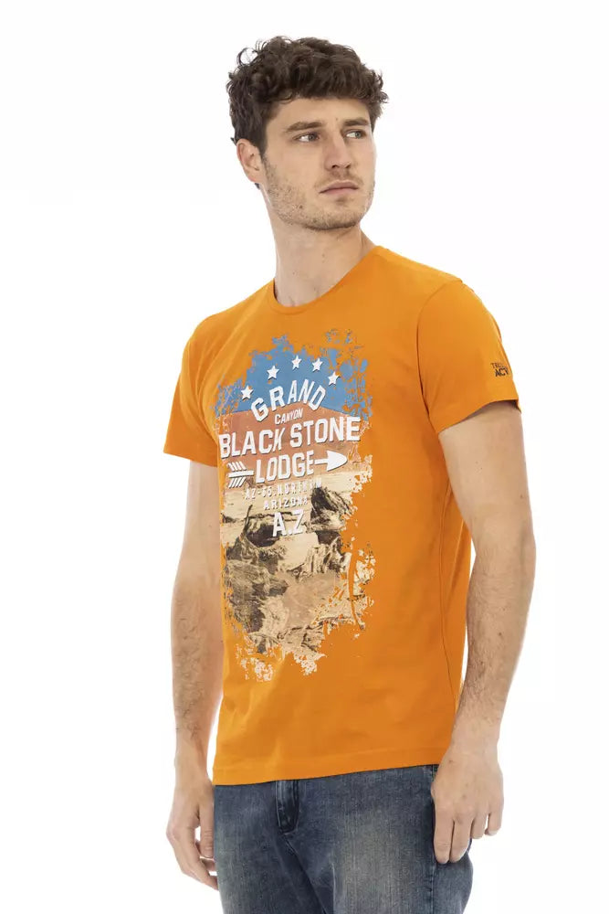 Trussardi Action Orange Baumwoll-T-Shirt