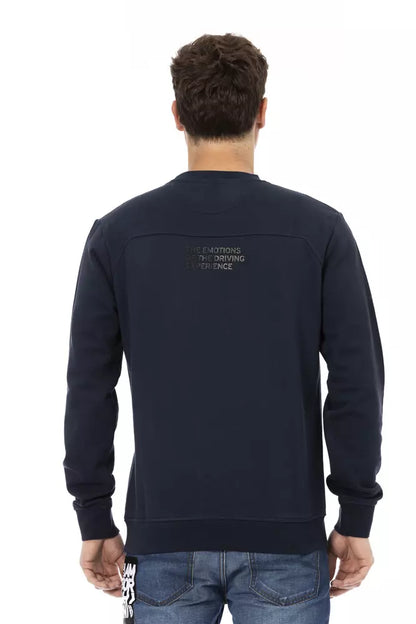 Blauer Baumwollpullover von Automobili Lamborghini