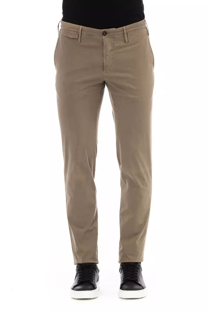 Pt Torino Beige Cotton Jeans & Pant