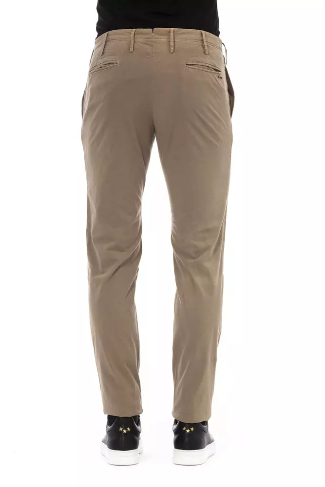 Pt Torino Beige Cotton Jeans & Pant