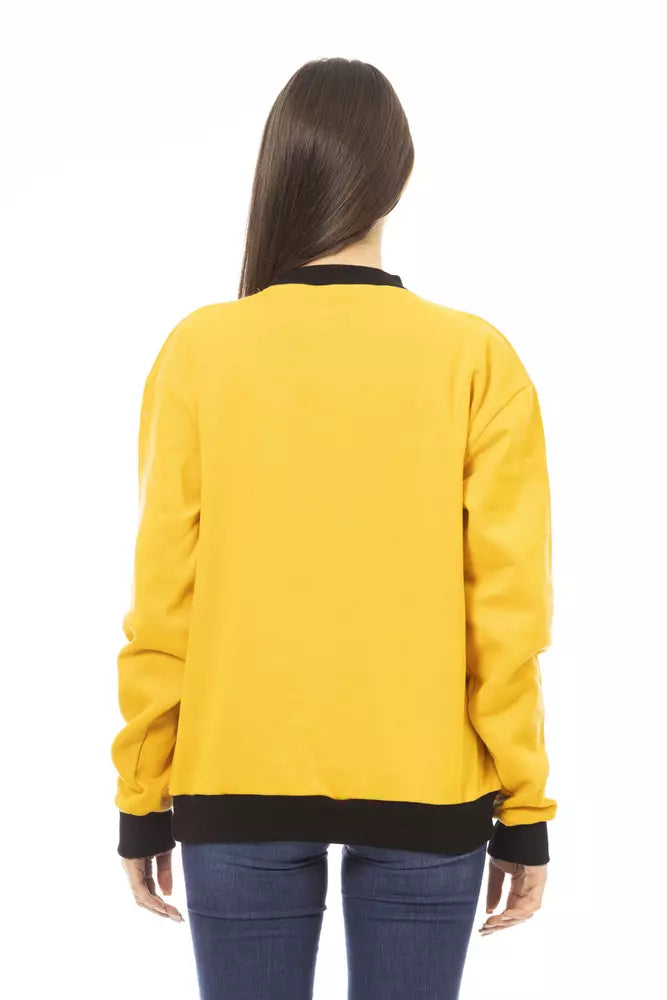 Baldinini Trend Yellow Cotton Women Sweater