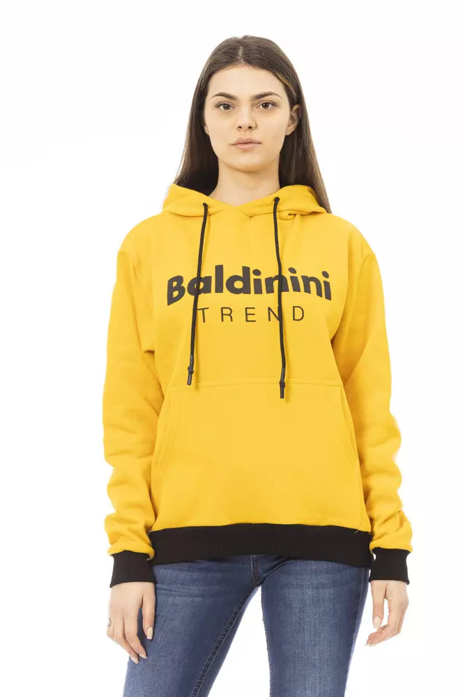 Baldinini Trend Gelber Baumwollpullover