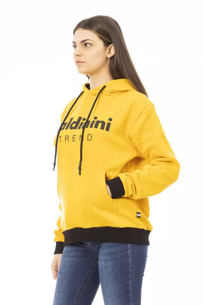 Baldinini Trend Gelber Baumwollpullover