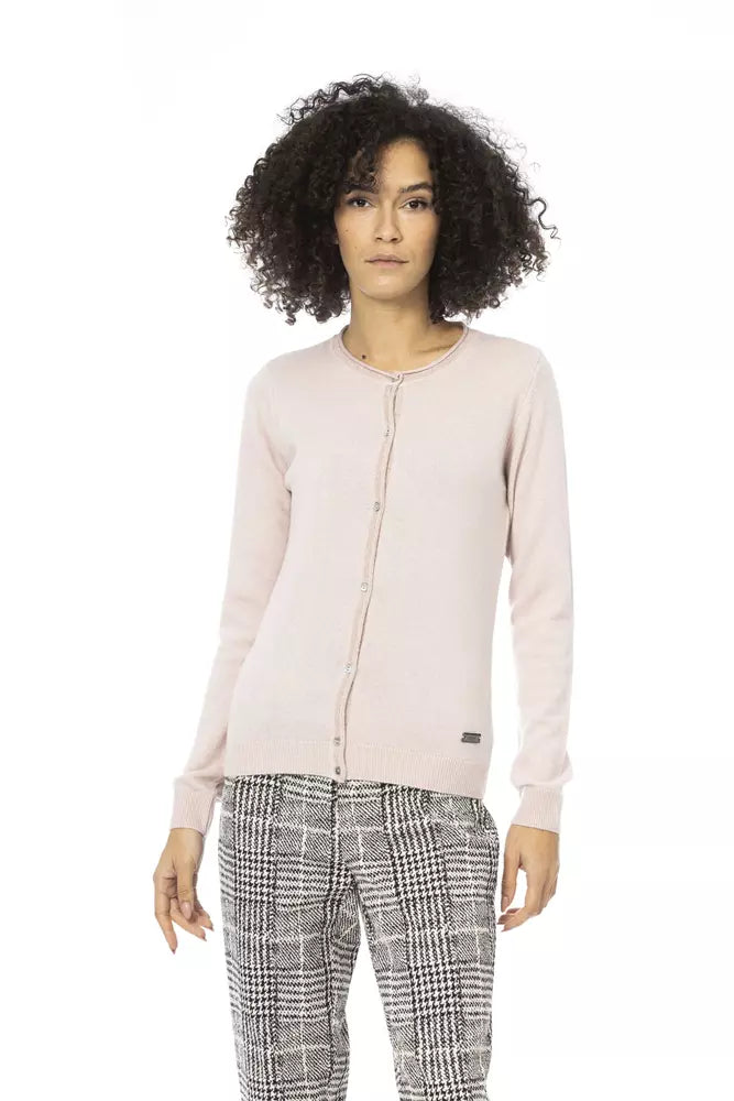 Baldinini Trend rosa Wollpullover