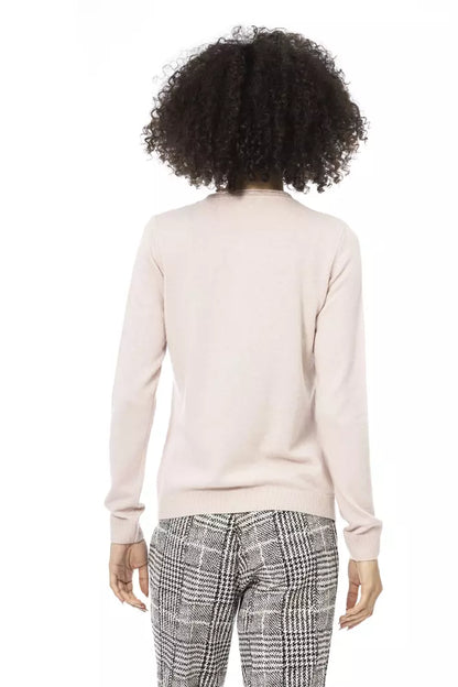 Baldinini Trend rosa Wollpullover