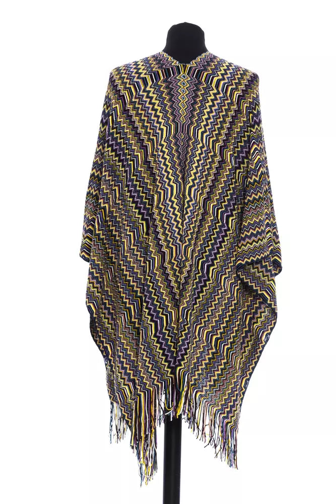 Missoni Multicolor Wool Poncho