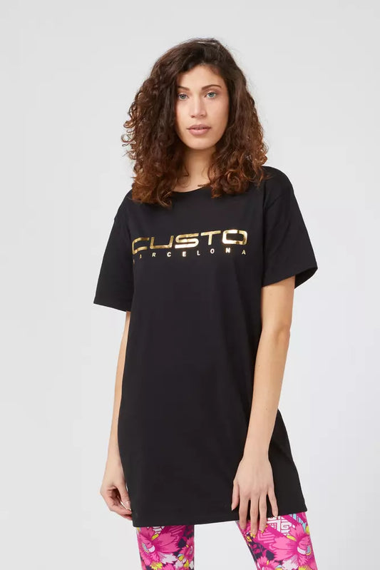 Schwarze Baumwoll-Tops und T-Shirts von Custo Barcelona