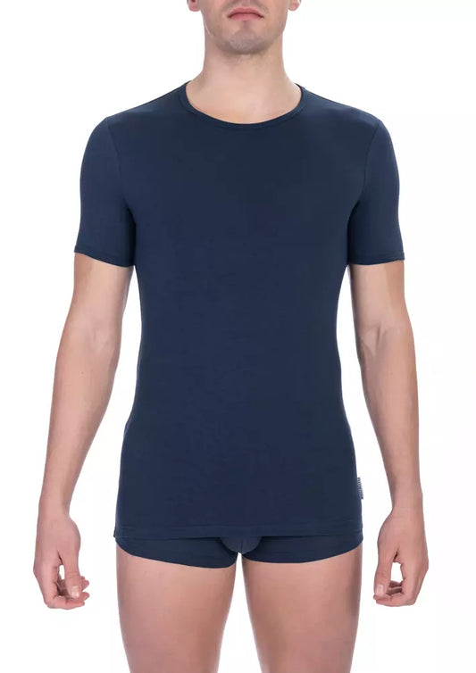 Bikkembergs Blue Cotton Men's T-Shirt