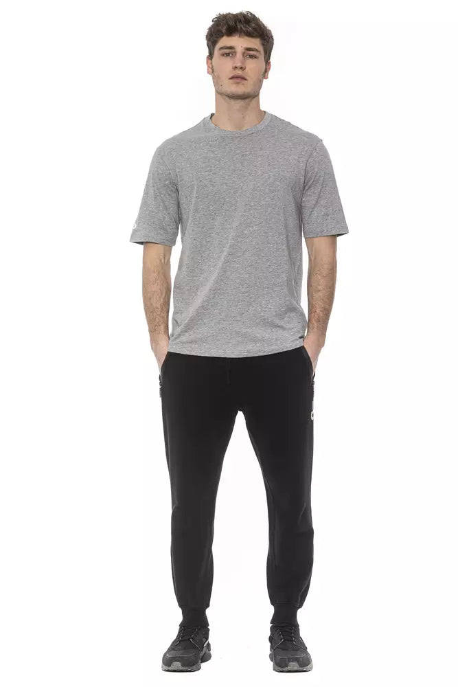 Tond Gray Cotton Men T-Shirt