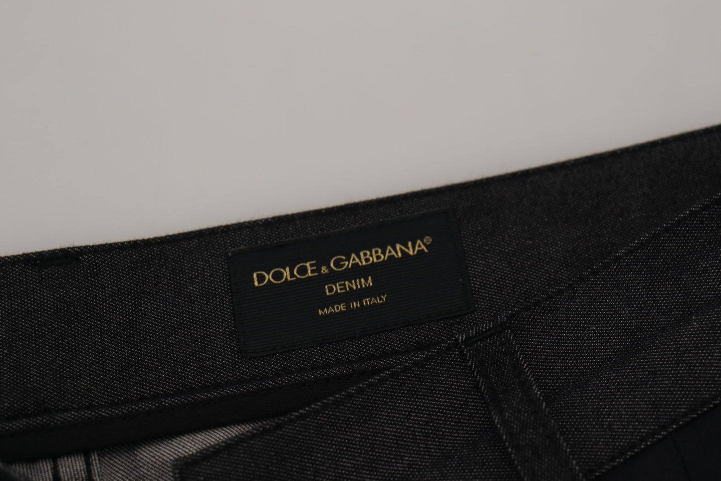 Dolce & Gabbana Black Silk Bandana 프린트 바지