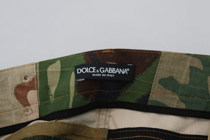 Dolce &amp; Gabbana Mehrfarbige Seiden-Patchwork-Jeans für Herren