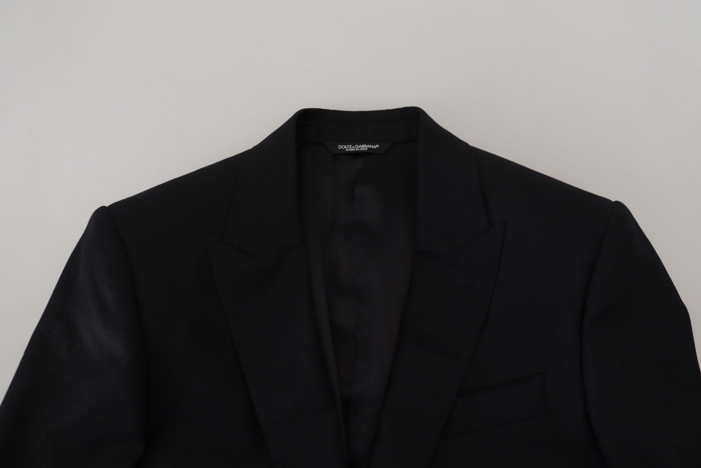 Dolce & Gabbana Black Wool 형식 코트 Martini Blazer