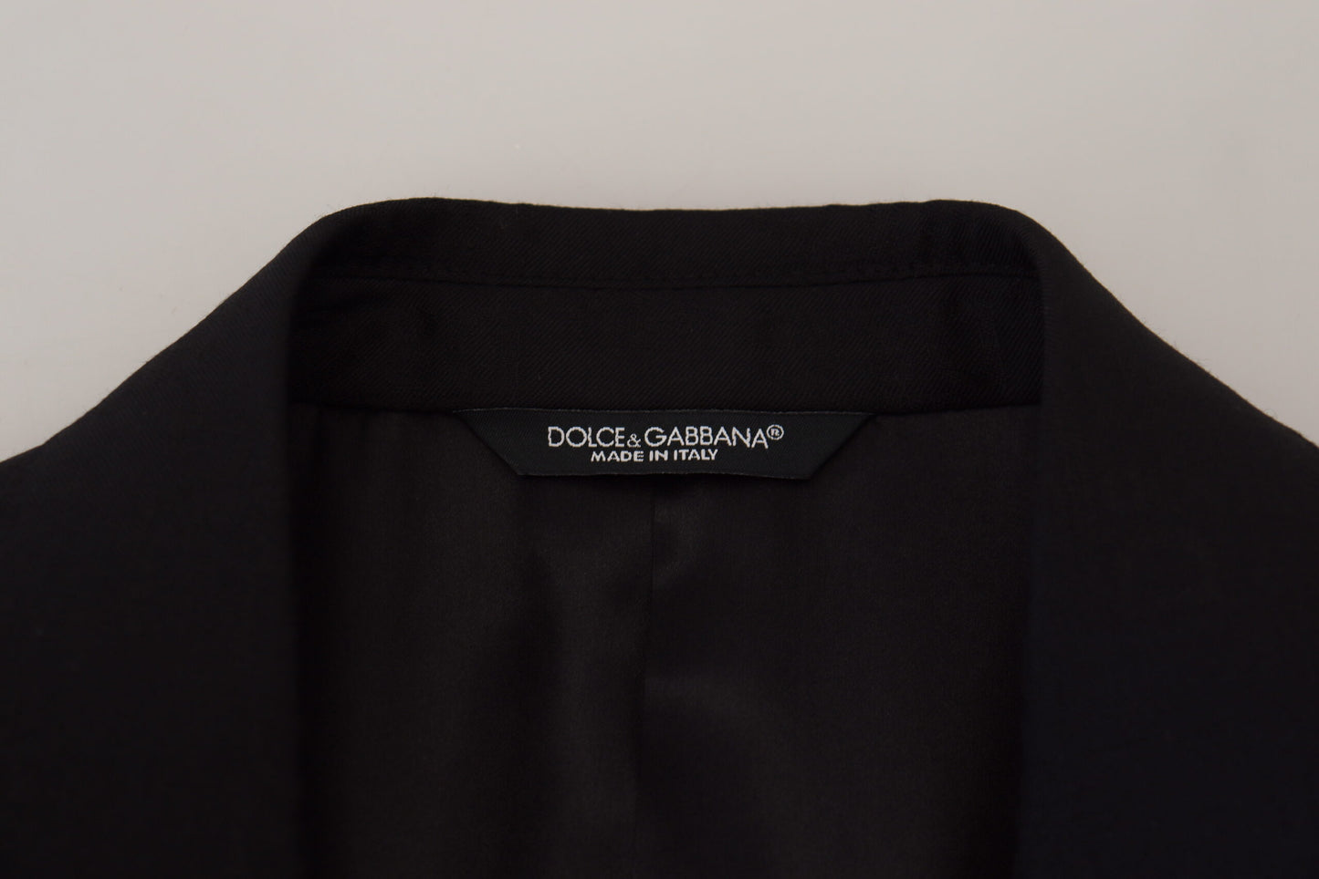 Dolce & Gabbana Black Wool 형식 코트 Martini Blazer