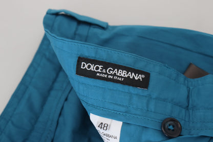 Blaue Chinohose aus Baumwolle von Dolce &amp; Gabbana