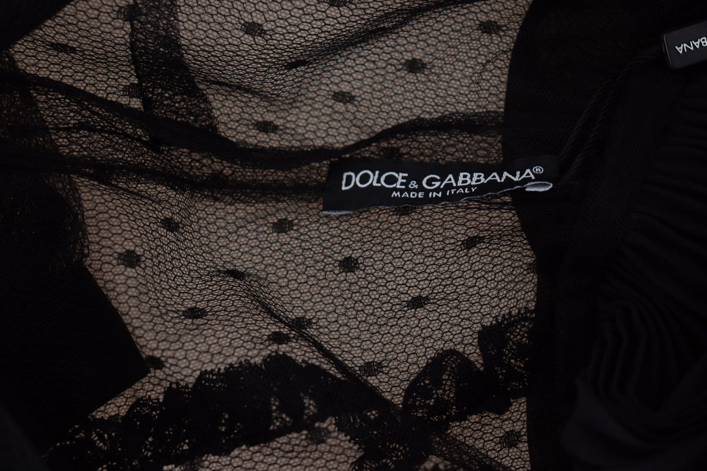 Dolce & Gabbana Elegant Lace Detailed A-Line Mini Dress