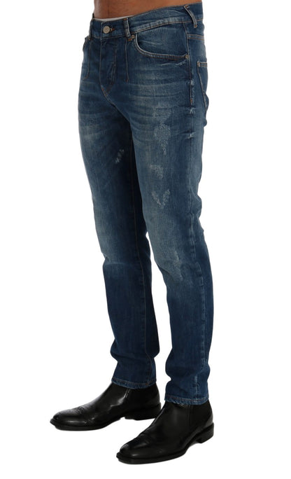 Frankie Morello Blue Wash Perth Slim Fit Jeans