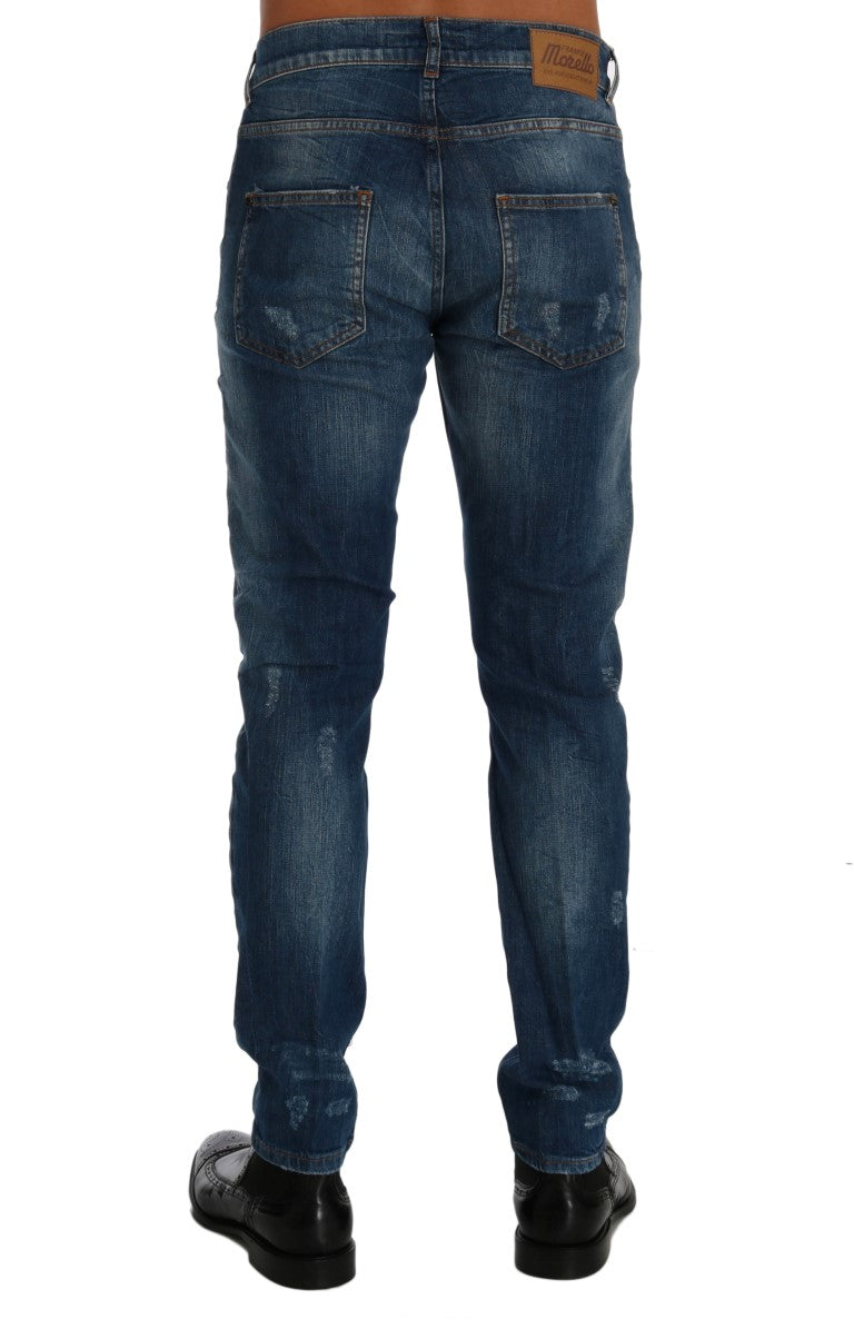 Frankie Morello Blue Wash Perth Slim Fit Jeans