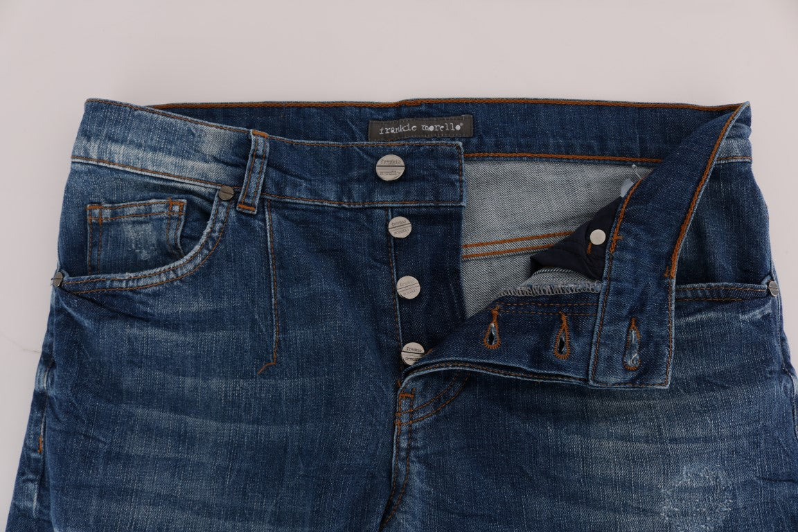 Frankie Morello Blue Wash Perth Slim Fit Jeans