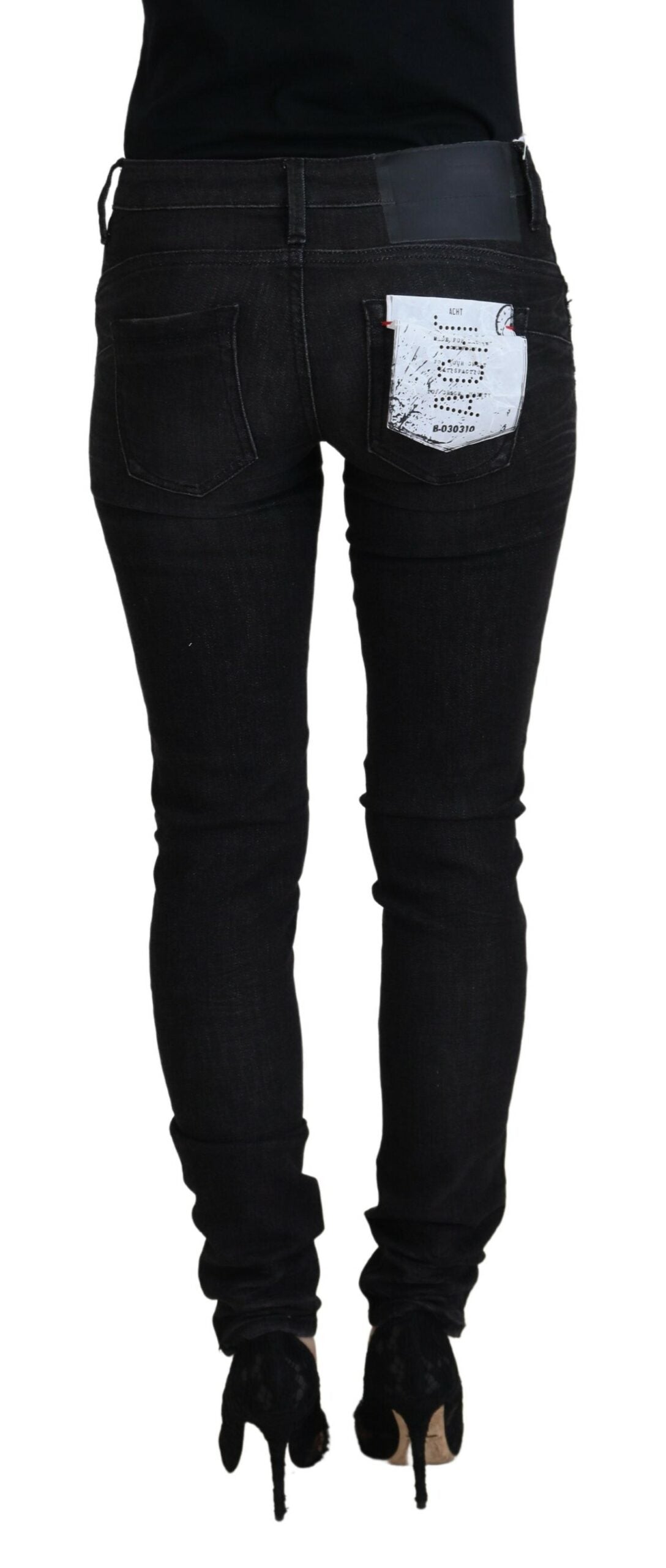 Acht Chic Low Waist Designer Skinny Jeans