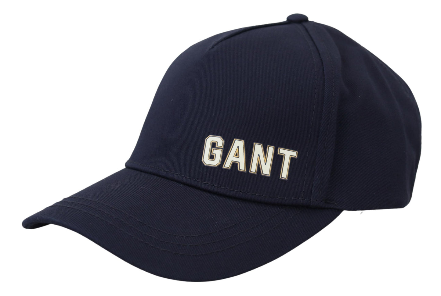 Gant Blue Cotton 로고 프린트 야구 모자 캐주얼 모자