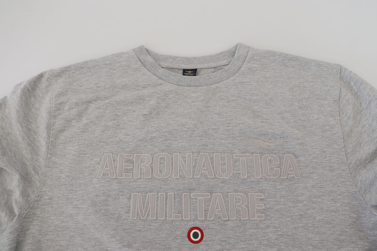 Aeronautica Militare Grey Men 풀오버 스웨트 스웨터